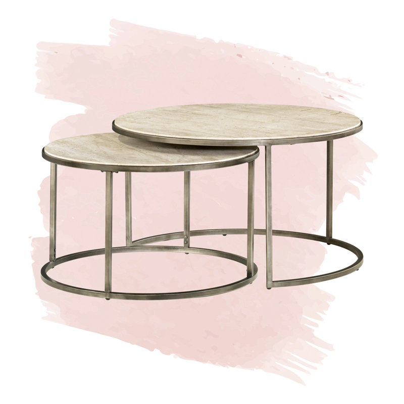 Greyleigh™ Kressley Frame 2 Nesting Table Set & Reviews | Wayfair